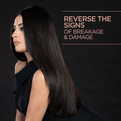 CHI Intensive repair treatment applied to hair mid-length to ends for fortification