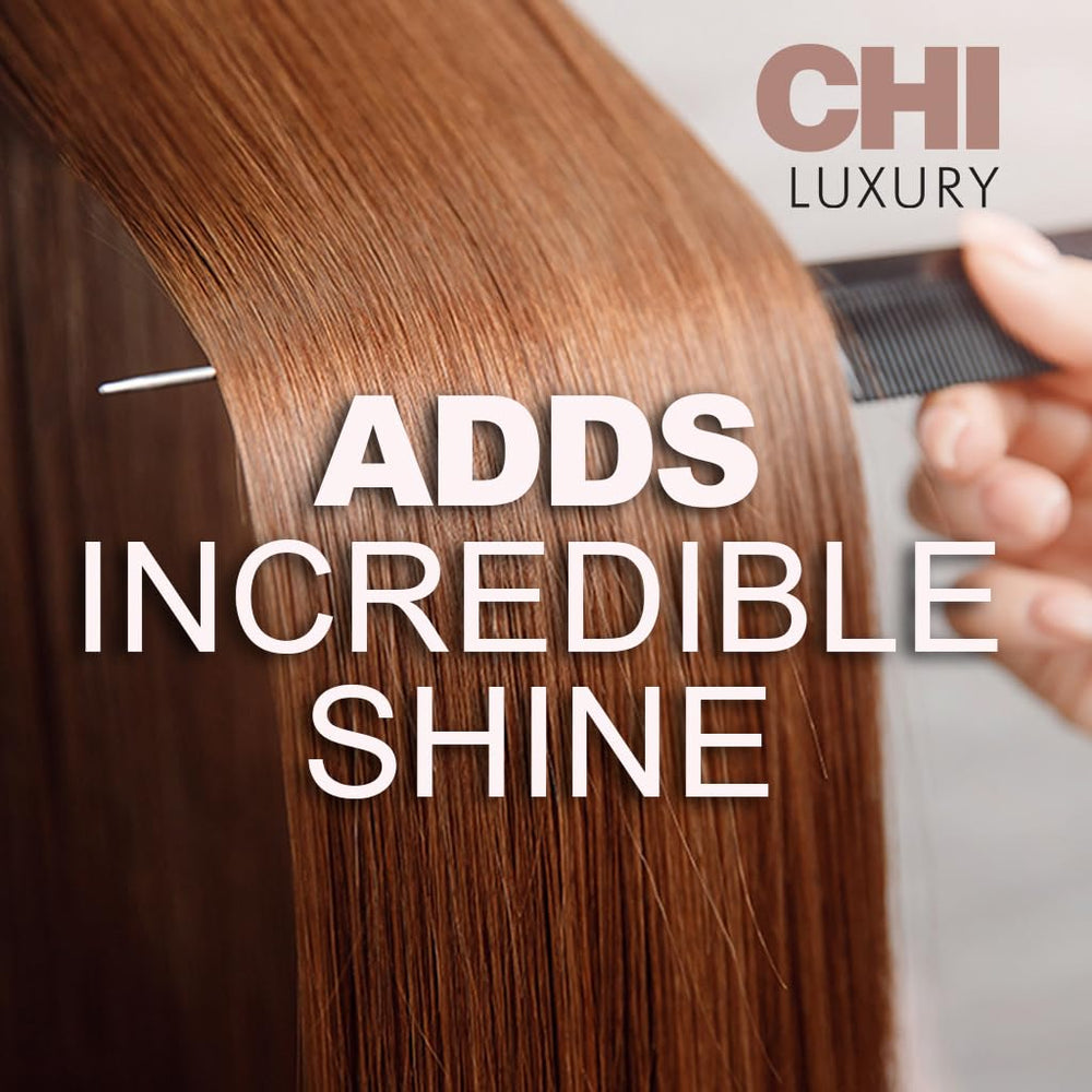 CHI Luxury Black Seed Oil Leave-In bottle is travel-friendly for on-the-go care.