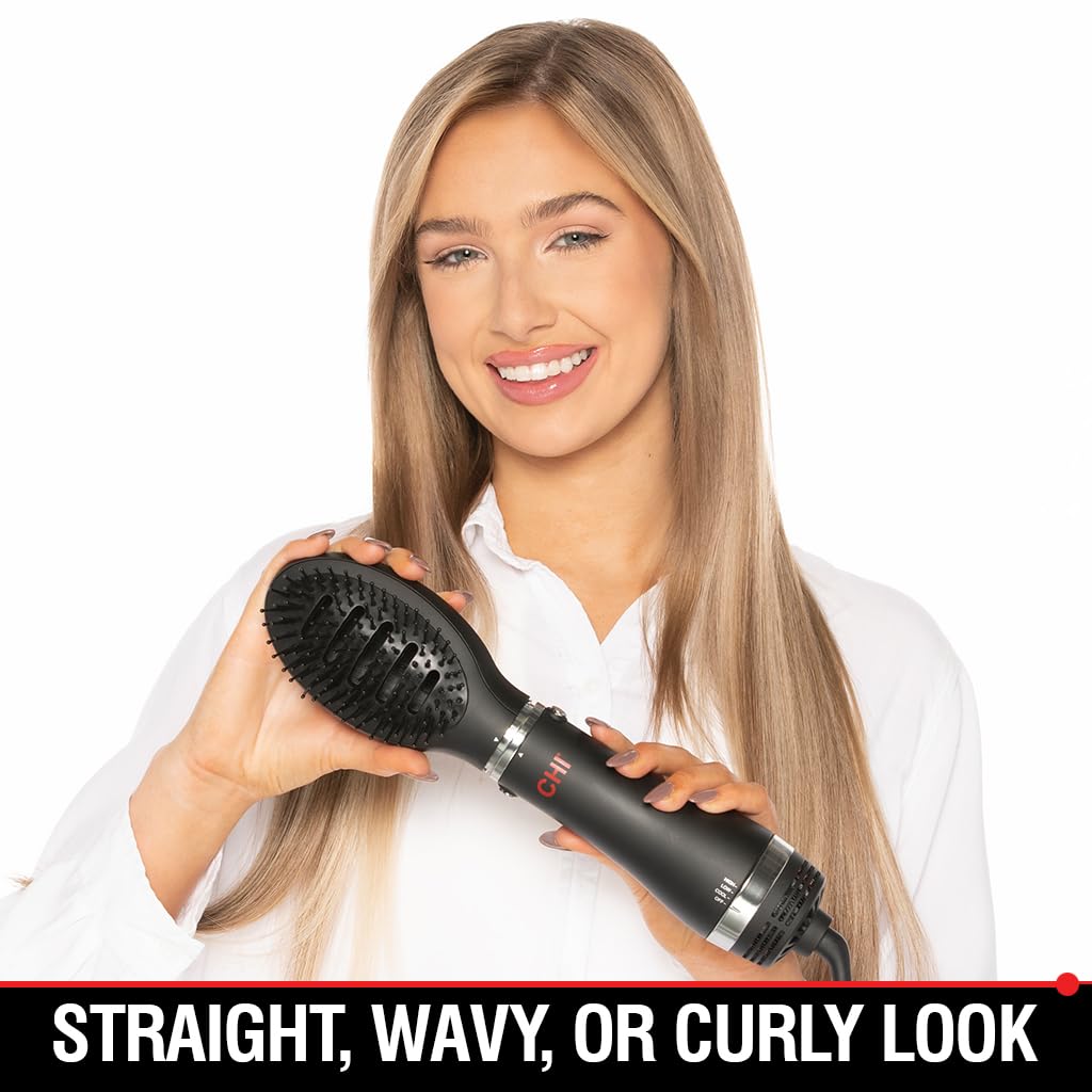 CHI Volumizer 4-in-1 blowout brush nozzle-concentrator directs airflow for precision.