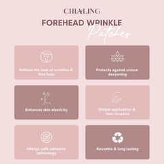 Chialing forehead patches use breathable silicone for comfortable wear.