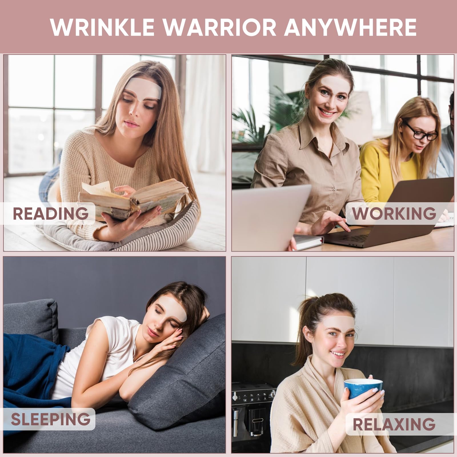 Chialing patches with moisture-locking tech hydrate skin during sleep.