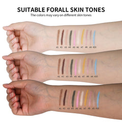 Chifure Eyeshadow Stick with 10 pigmented shades for versatile looks