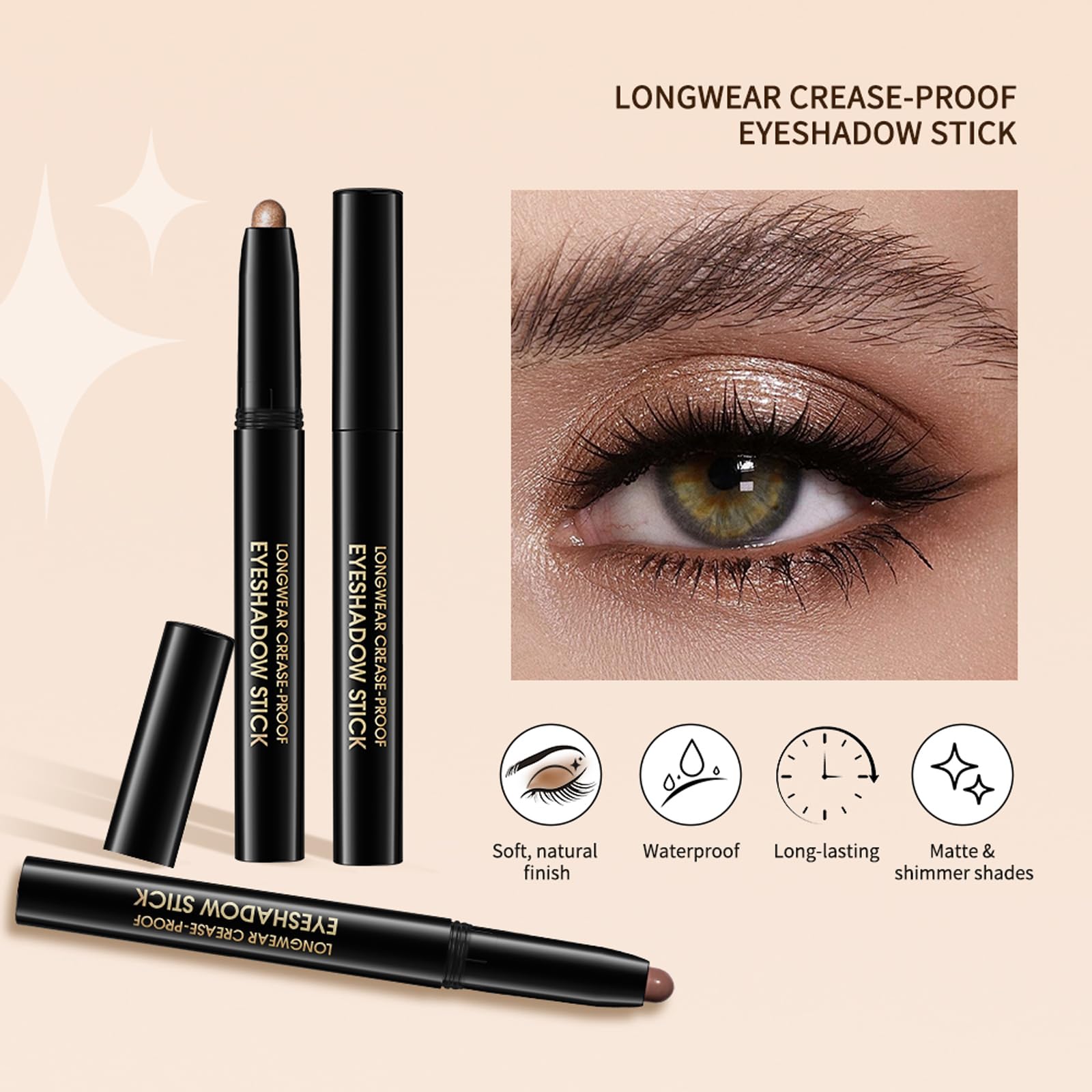 Chifure Eyeshadow Stick long-wear color lasting up to ten hours