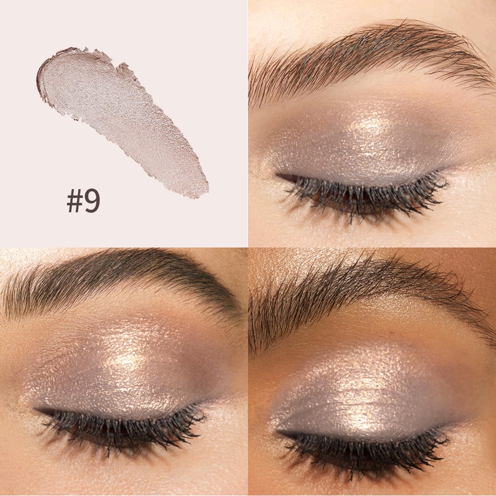 Chifure Eyeshadow Stick Matte Rose Tint defines eyes with natural color