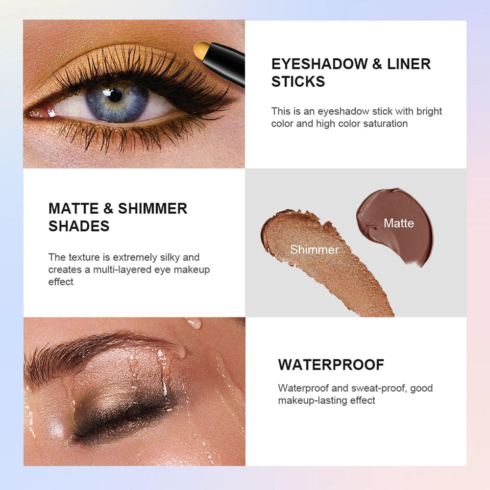 Chifure Oyster Eyeshadow Stick enables quick, beginner-friendly application.