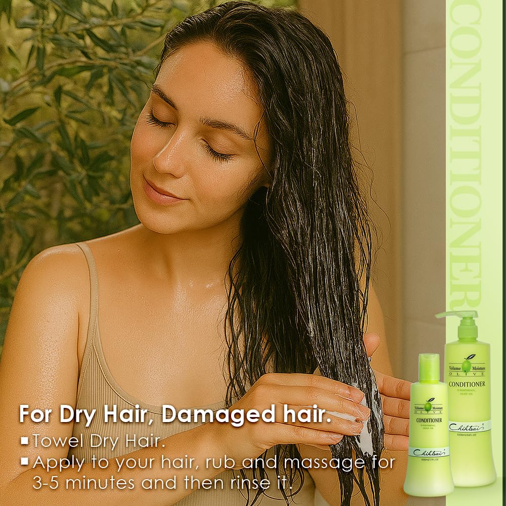 Chihtsai Olive Conditioner creamy texture enriched with olive oil