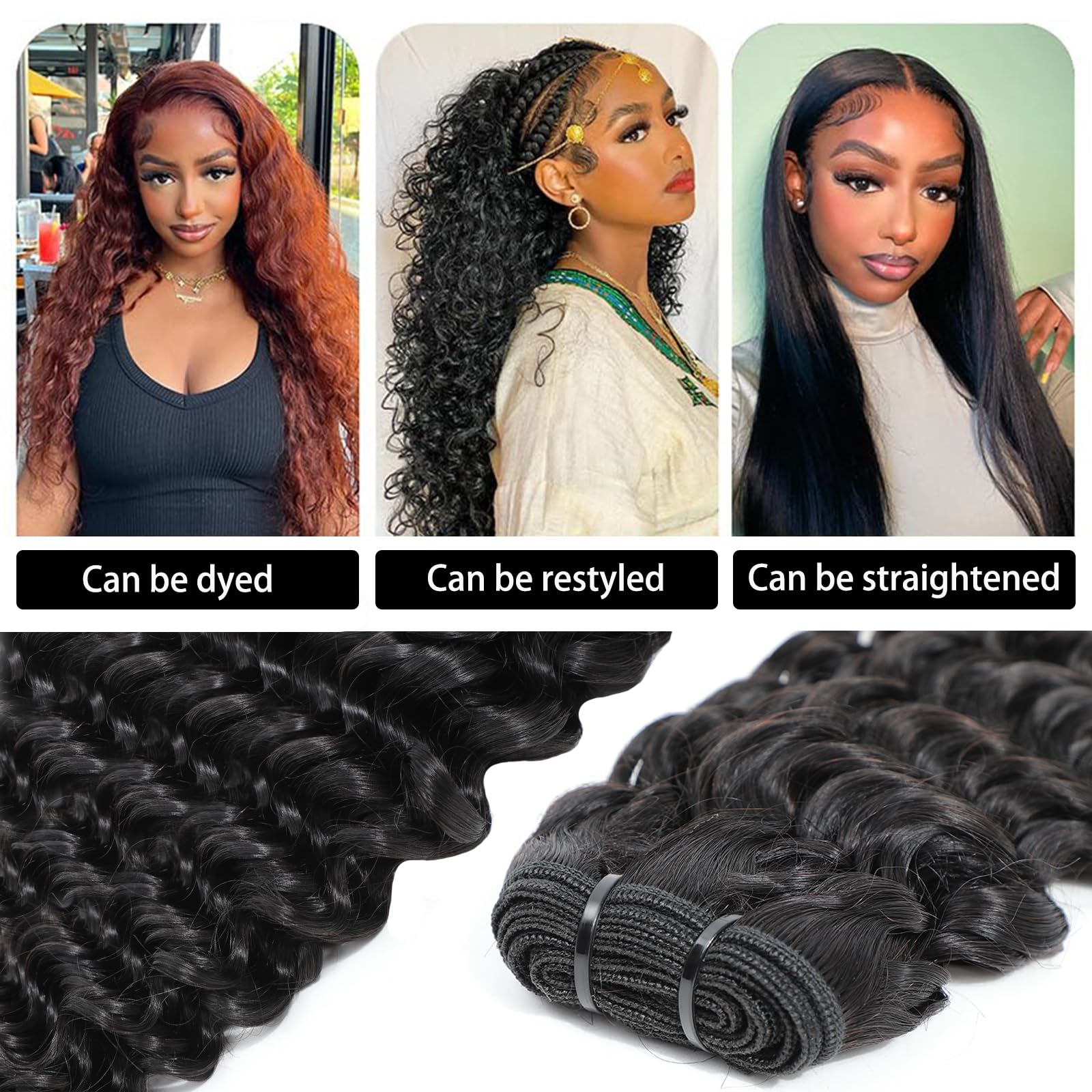 Chikamlty Brazilian virgin hair close-up texture and healthy ends