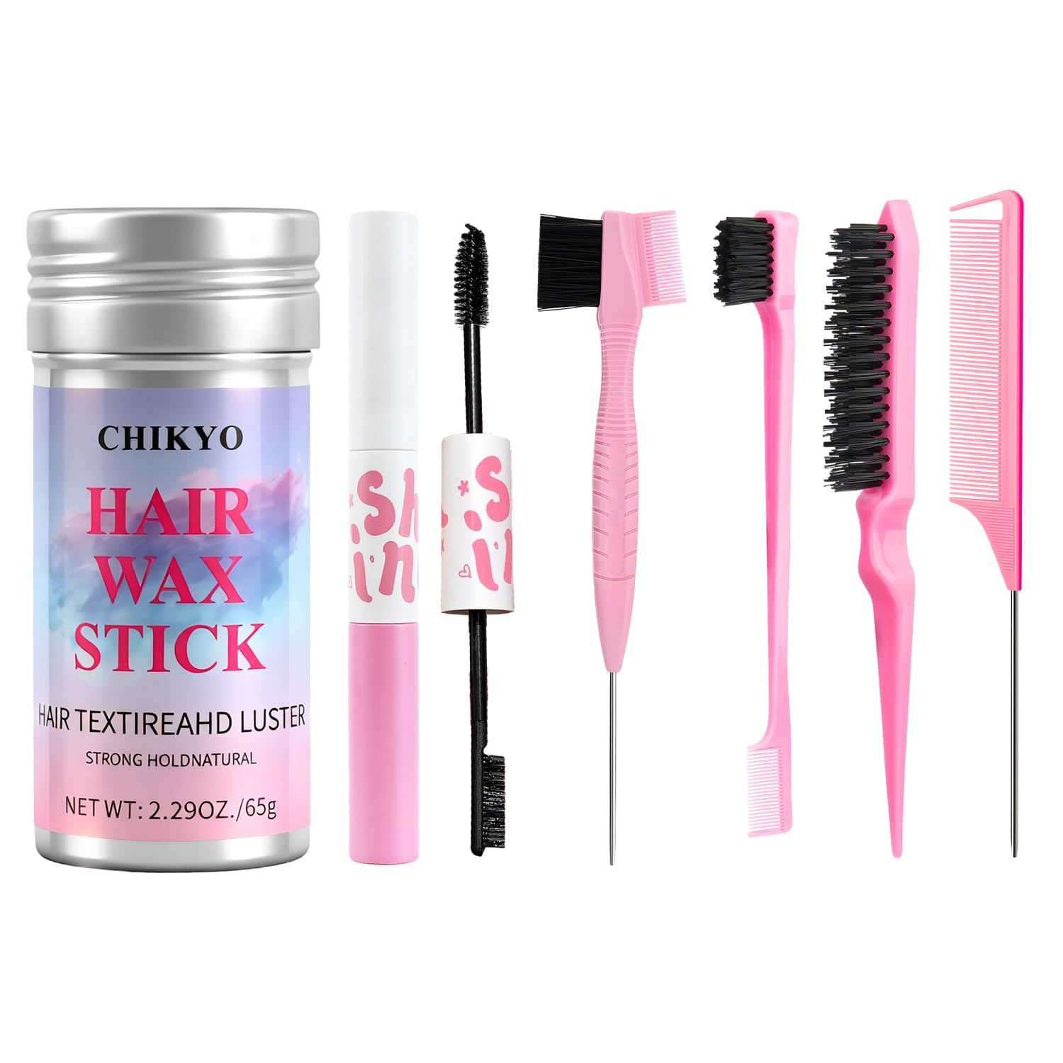 Chikyo Hair Wax Stick for flyaways provides a clean, slick-back look
