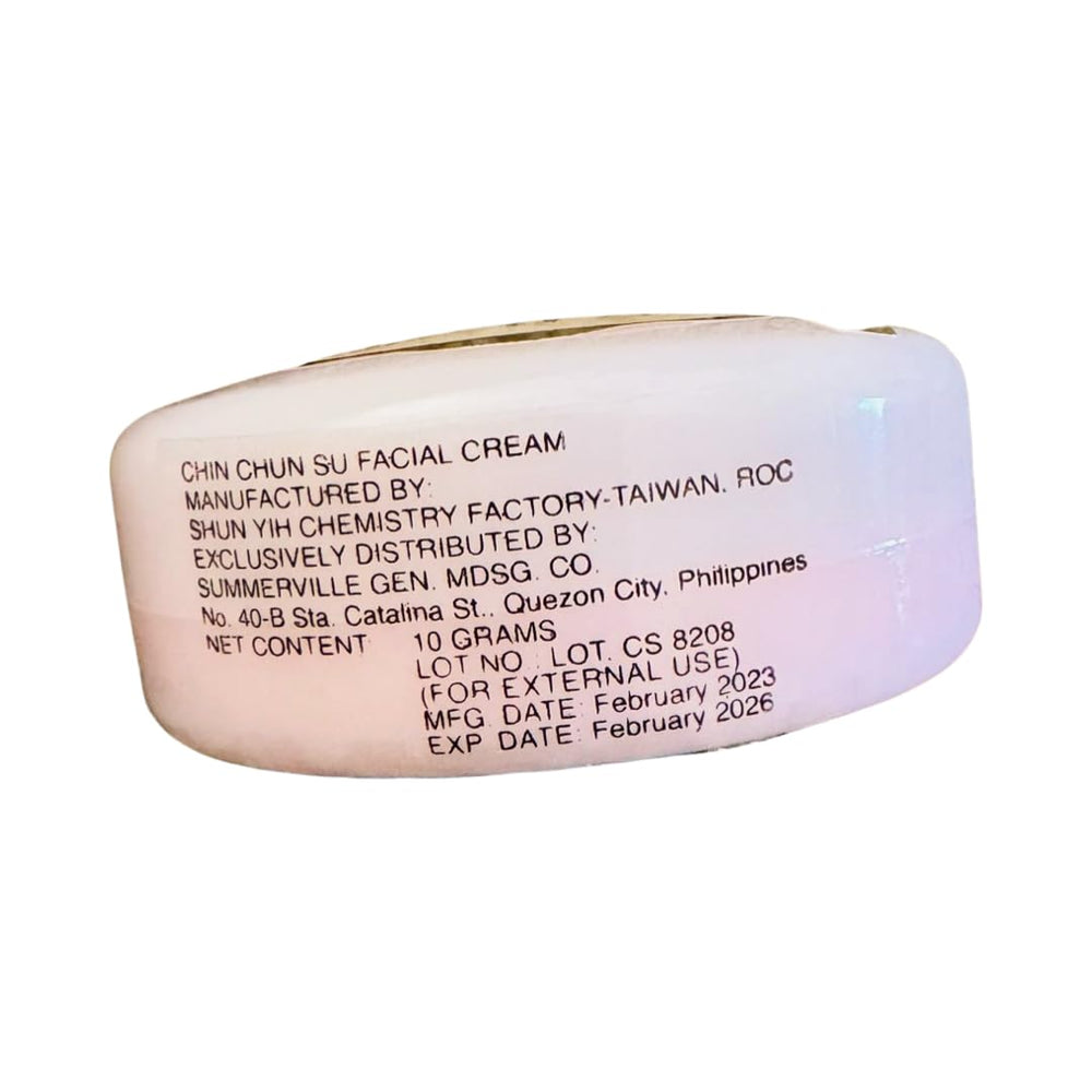 Chin Chun Su facial cream vanity scene—setup for daily skincare ritual.