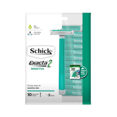 CHLIFE Schick Exacta2 lubrication strip water-activated for smoother shaves.