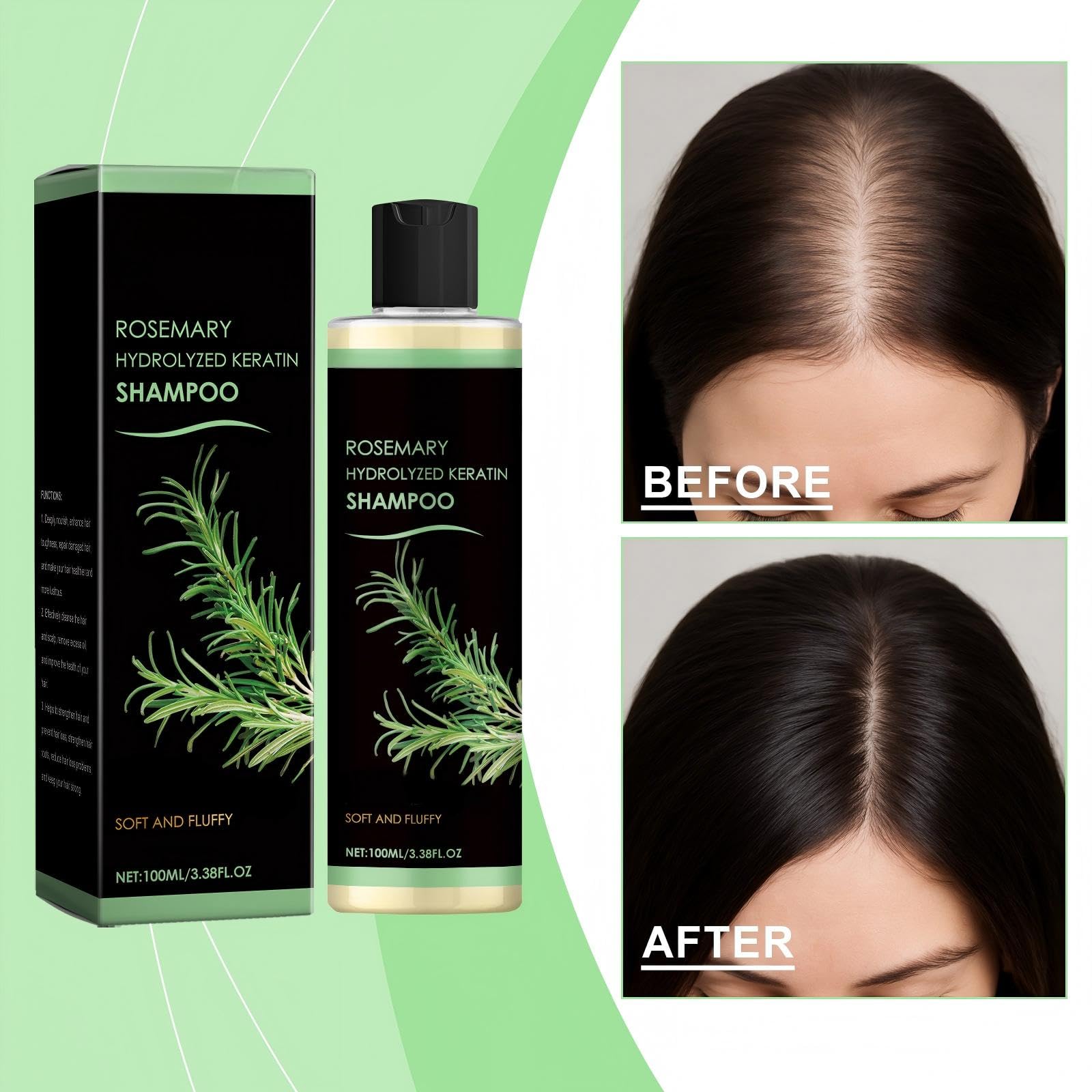 ChLNDalin rosemary shampoo routine invites daily care and easy wash.