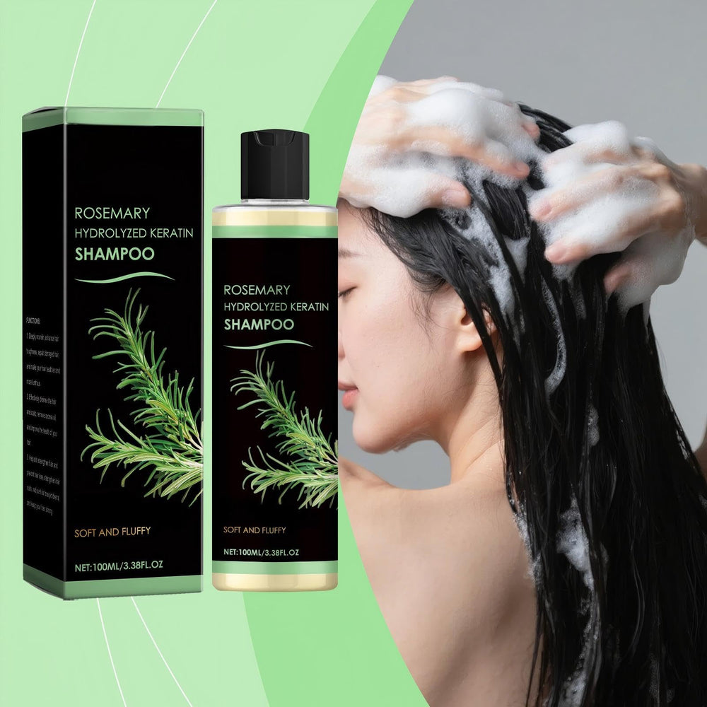 ChLNDalin rosemary shampoo with rosemary essence promotes sensory freshness.
