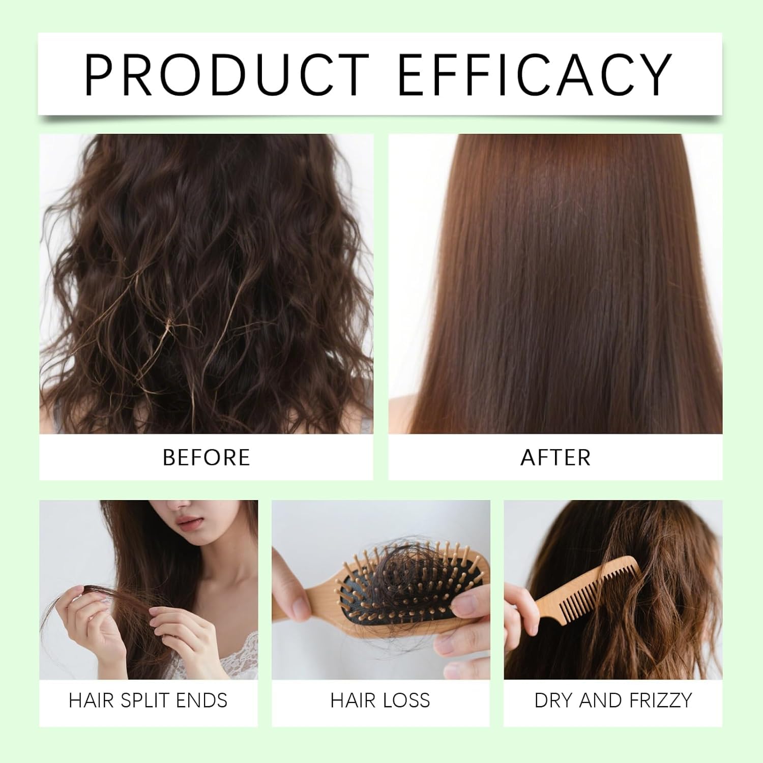 ChLNDalin rosemary shampoo shiny hair after use reflects enhanced natural shine.