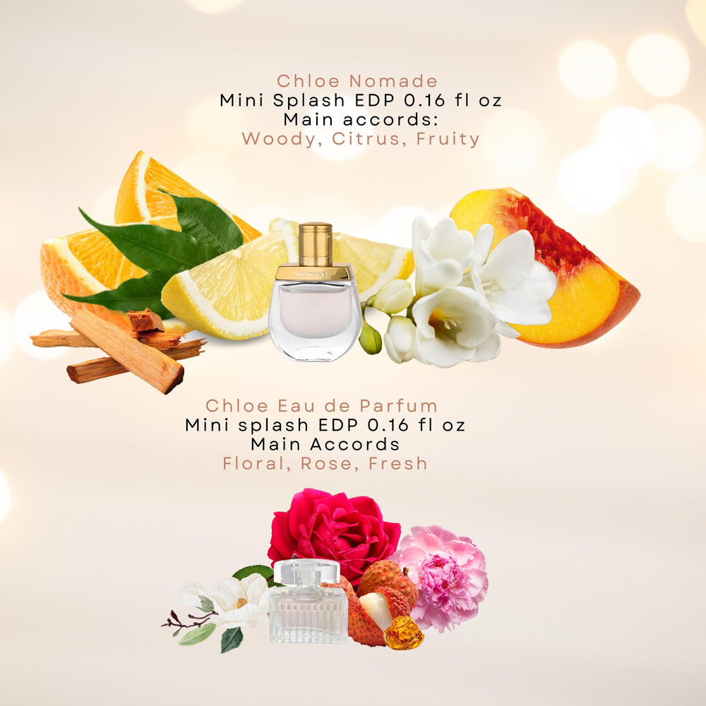 Chloé Eau de Parfum mini bottle, classic powdery floral essence