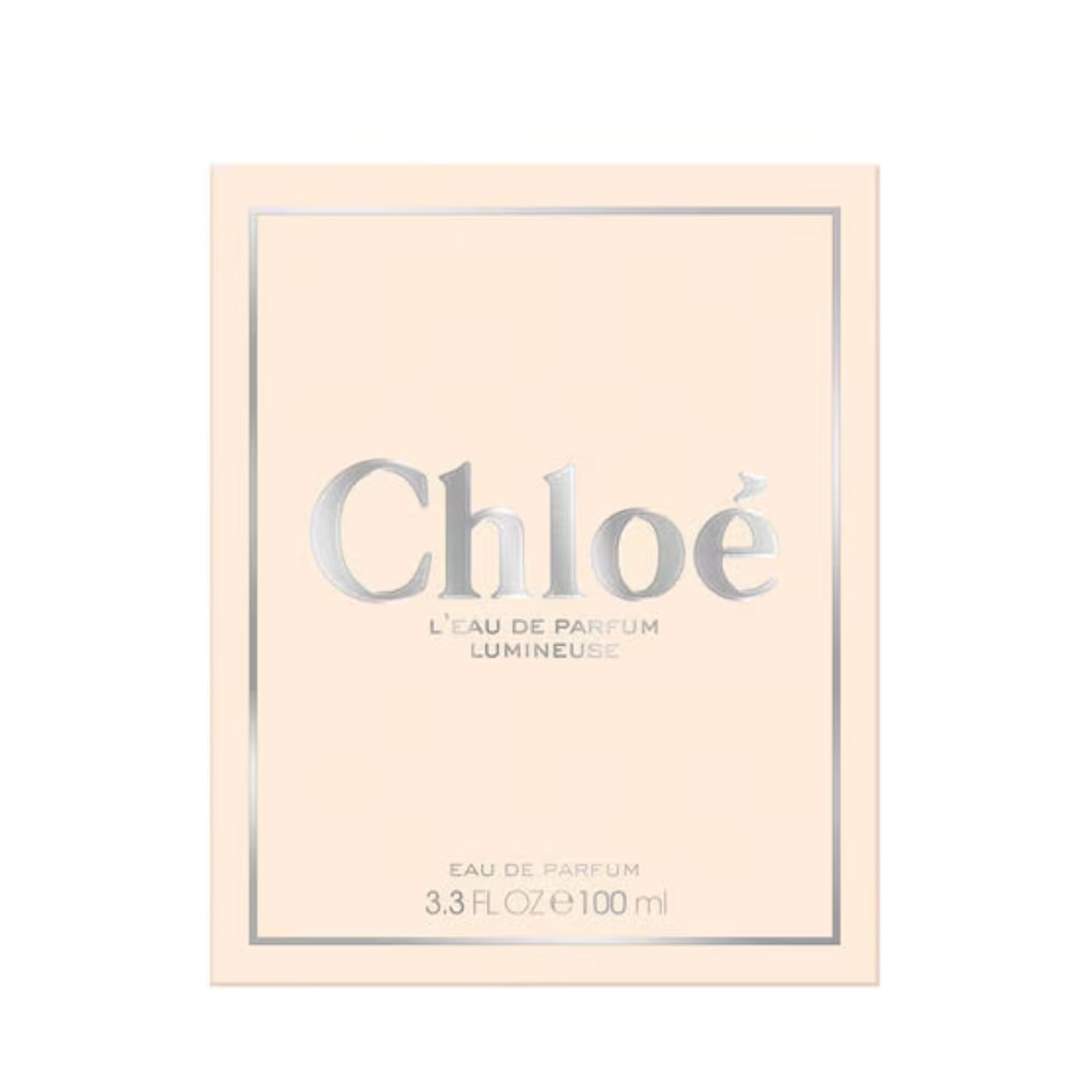 Chloé Leau Lumineuse packaging close-up highlights branding and elegance.