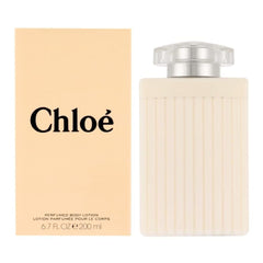 Chloe perfumed body lotion packaging showcases fragrance notes and feminine scent