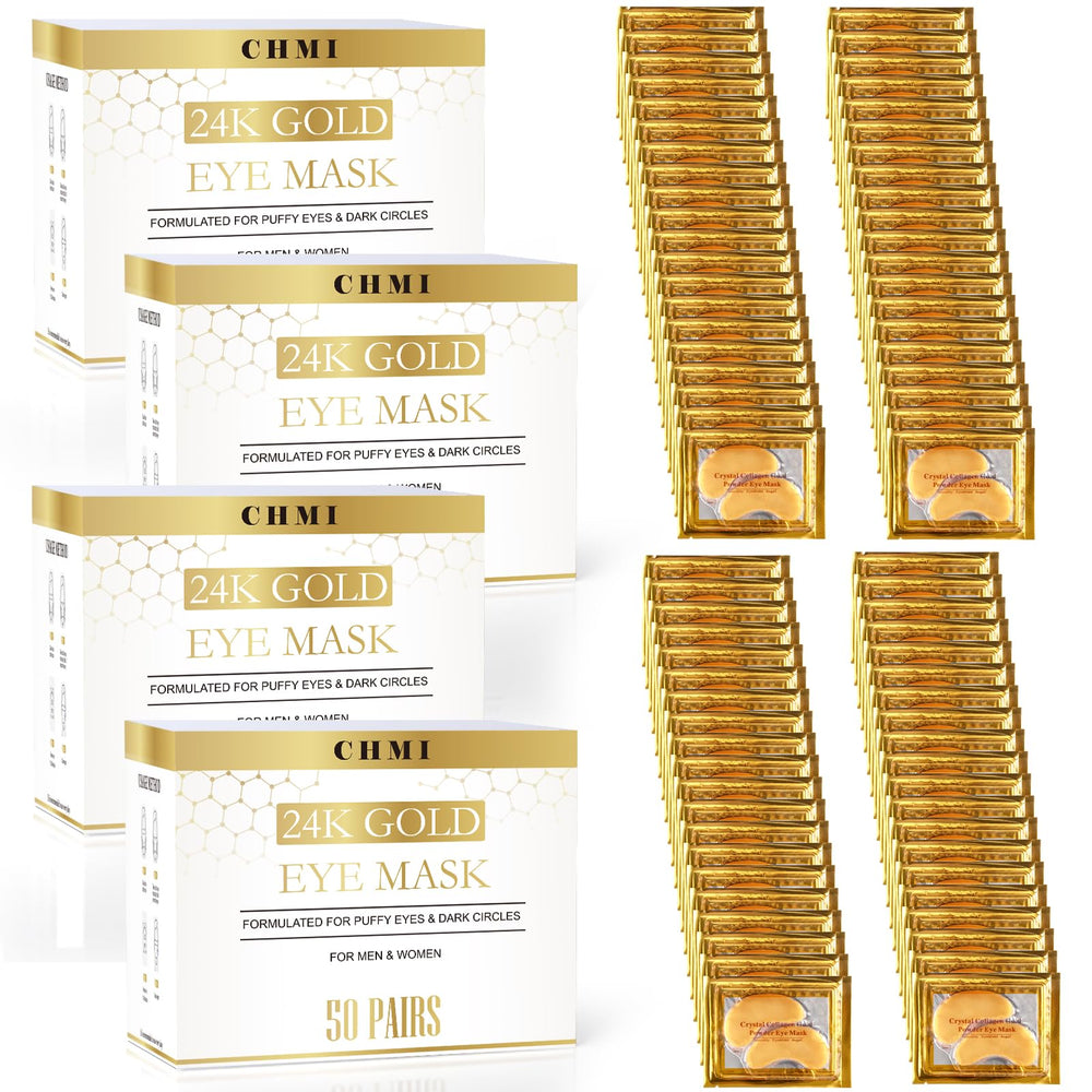 CHMI 24K gold under-eye patches nourish the delicate eye area
