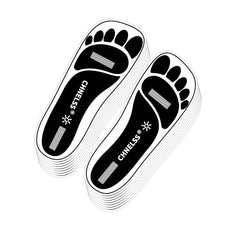 CHNELSS black feet pads pack cover for spray tan sessions, keeping feet clean and protected