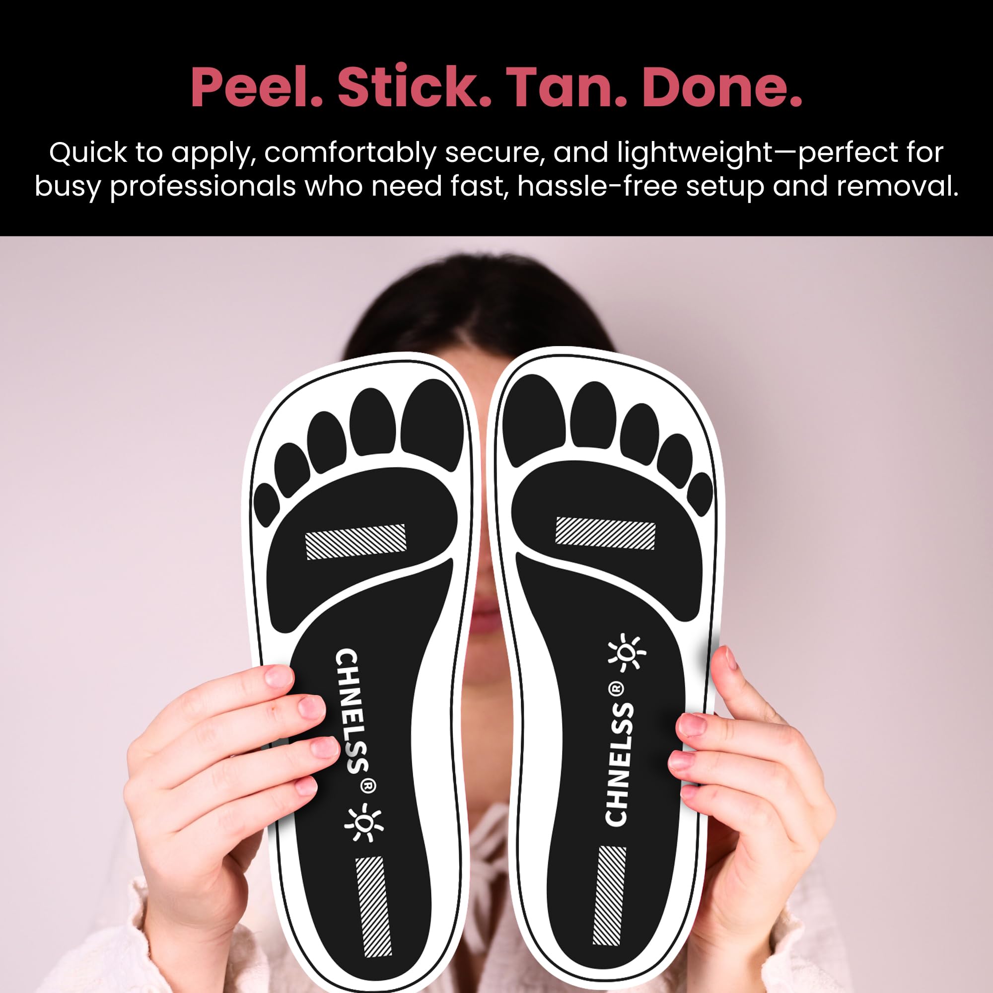 CHNELSS client comfort feet pads improve post-treatment experience
