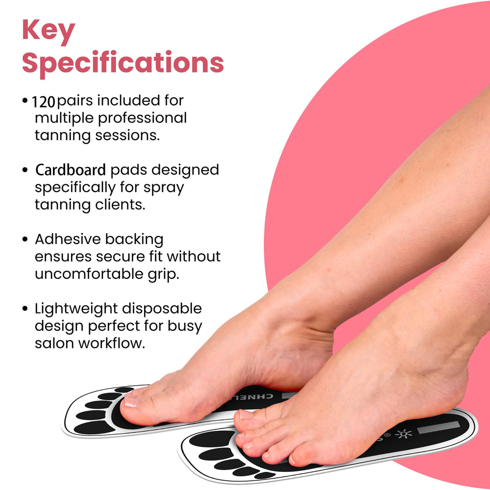 CHNELSS non-slip feet pads prevent slipping on damp floors during tanning