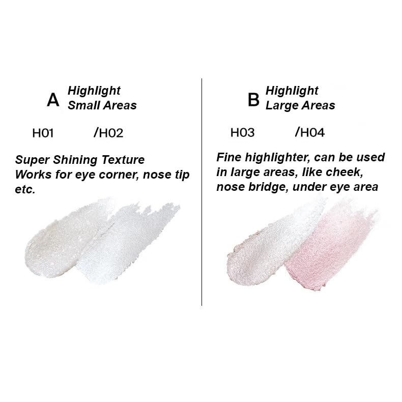 ChongTai Jiaose Jelly Highlighter Stick eyelids glow with pearly shimmer.