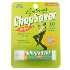 ChopSaver lip balm natural formula for daily moisture and lip protection.