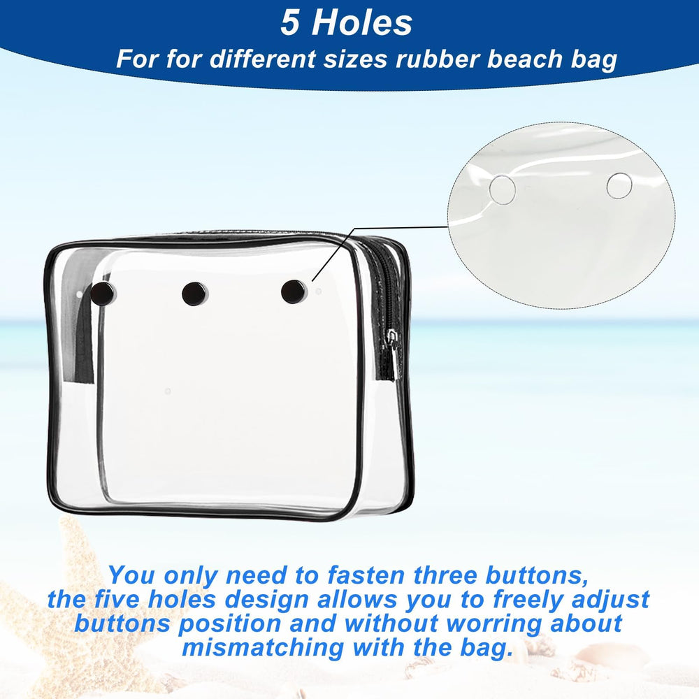 Choshion Beach Tote Organizer expands bag capacity with transparent pouches