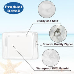 Choshion small clear insert bag for cosmetics on the go.