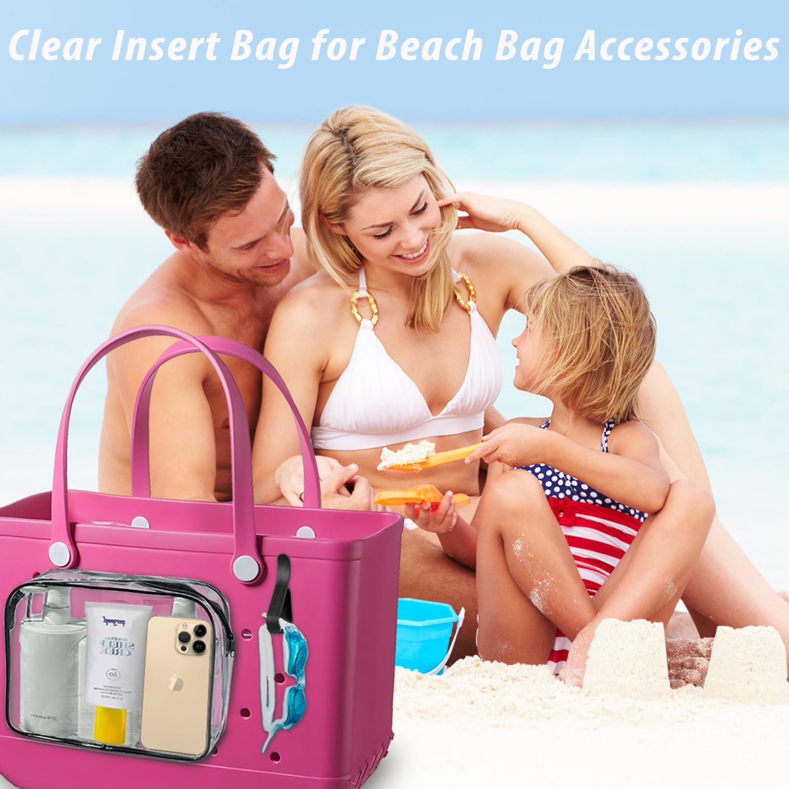 Choshion Clear Insert Bag Small for compact storage of basics