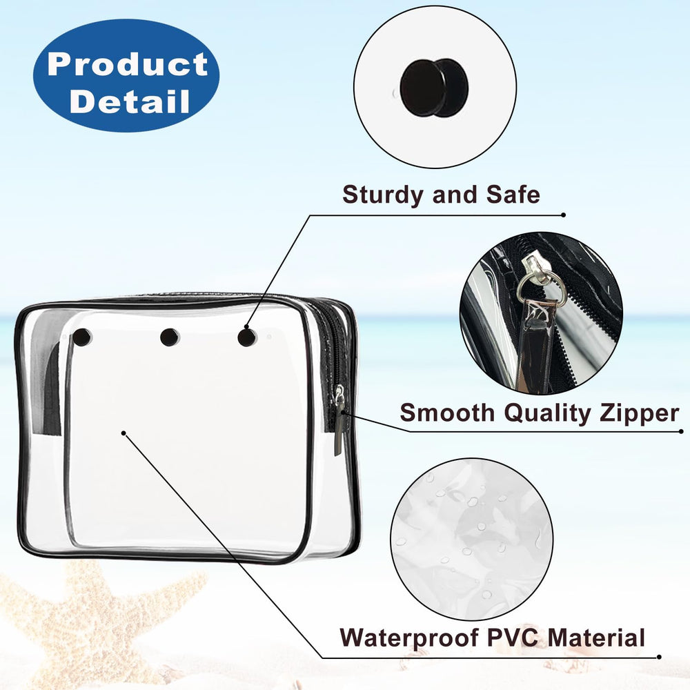 Choshion Clear Makeup Bag lets you see brushes at a glance
