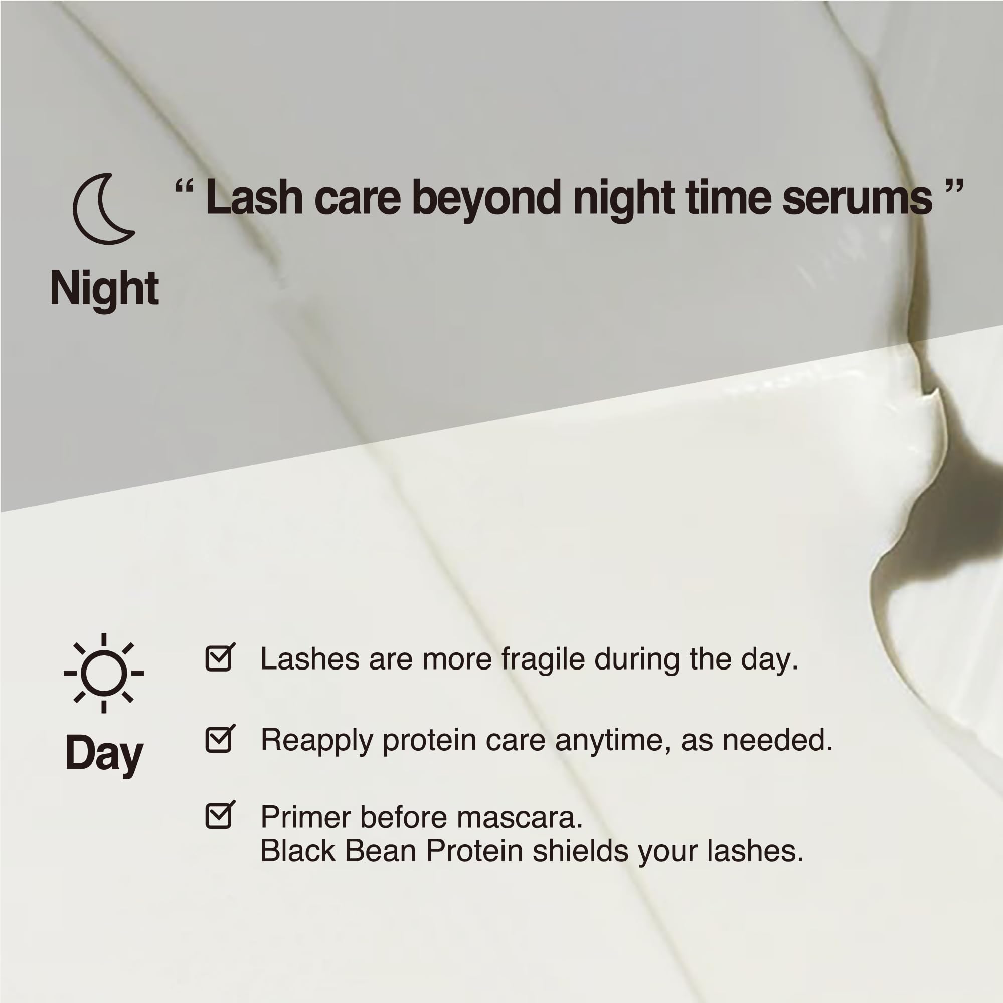 CHOSUNGAH BEAUTY daily lash care application supporting a natural look.