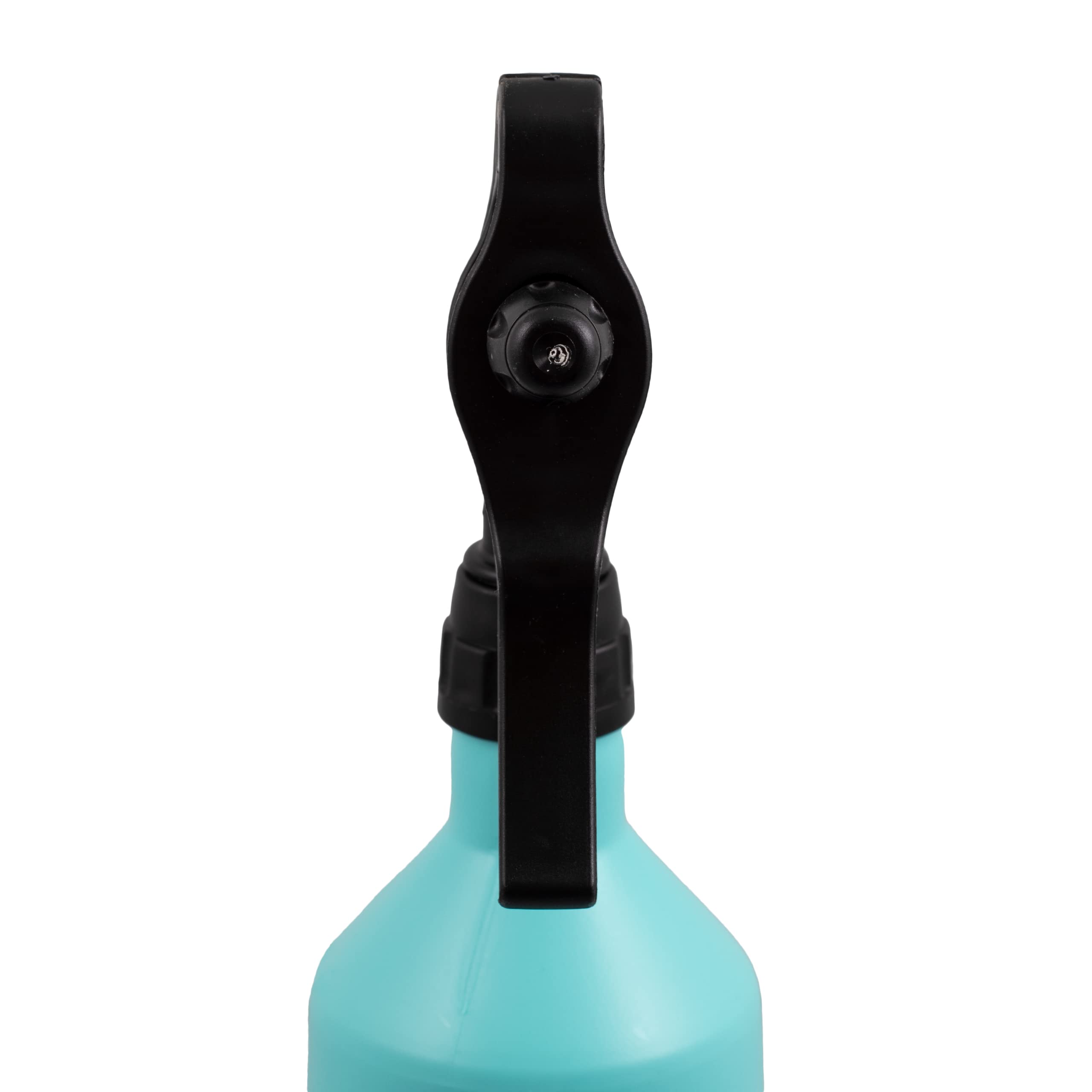Chris Christensen 16 oz bottle with stable base for steady application.