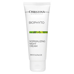 CHRISTINA Bio Phyto Normalizing Night Cream jar seals in moisture and barrier support overnight.