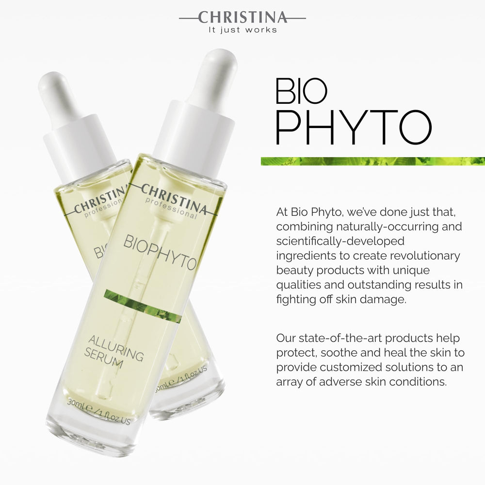 Christina Biophyto Alluring Serum close-up texture looks lightweight and hydrating