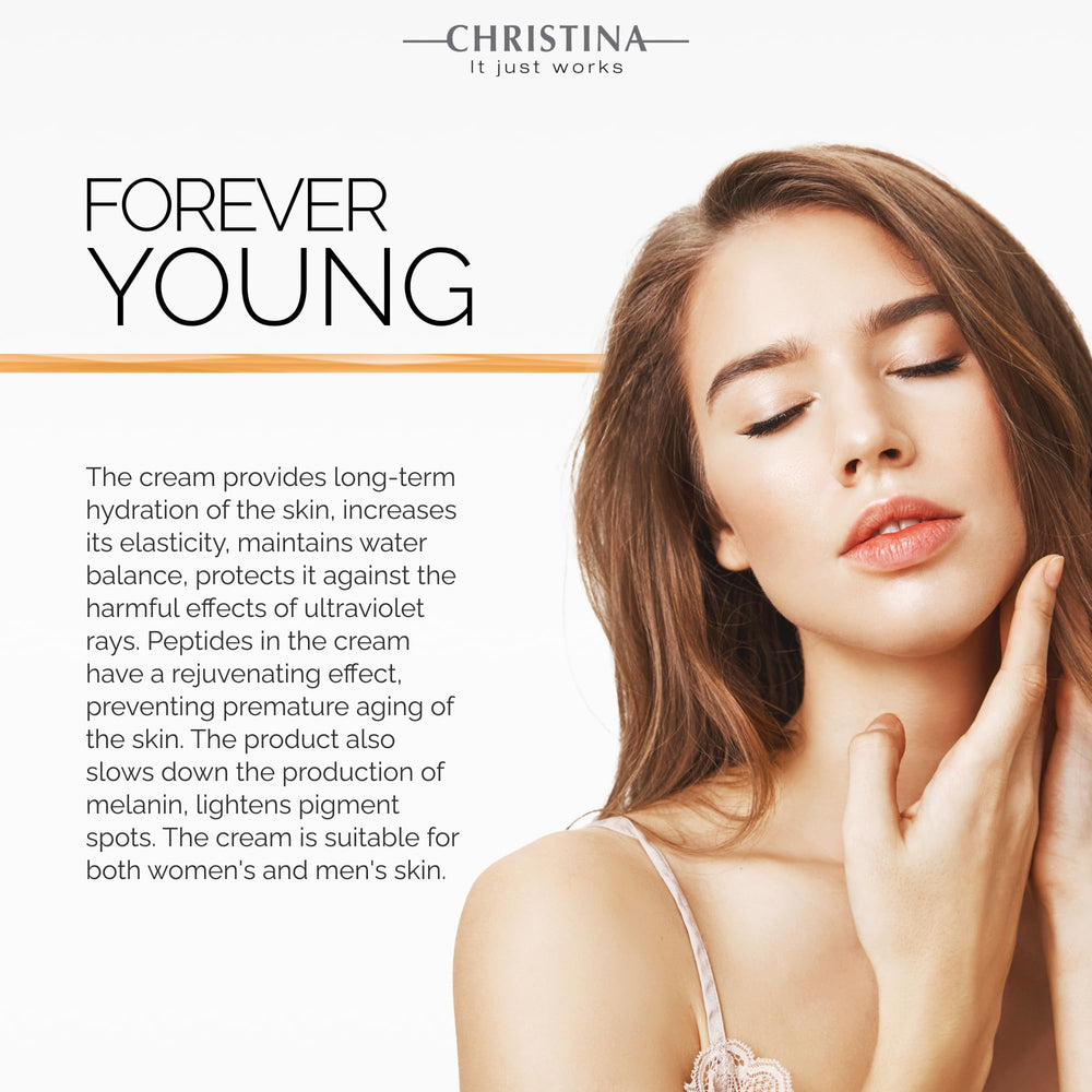 Christina Forever Young Hydra protective day-cream packaging.