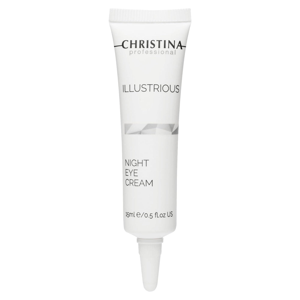 CHRISTINA Illustrious Night Eye Cream jar closeup for premium packaging and smooth texture
