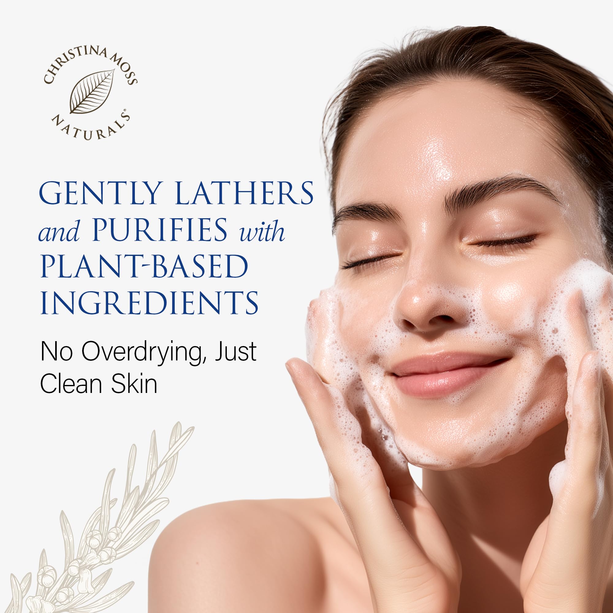 Aloe vera soothing base in Christina Moss Naturals cleanser for balanced skin