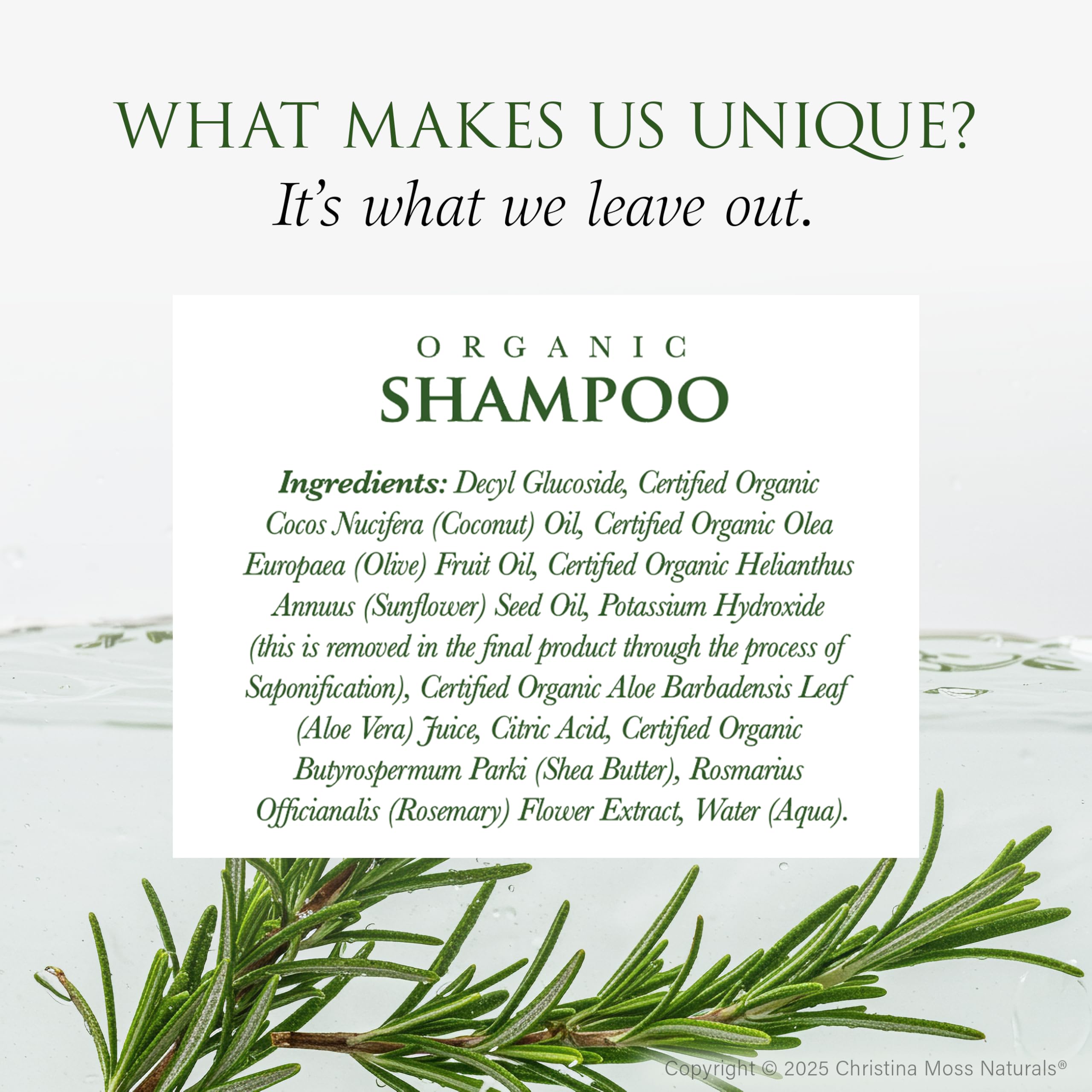 Christina Moss Naturals eco-packaging supports a clean beauty routine.