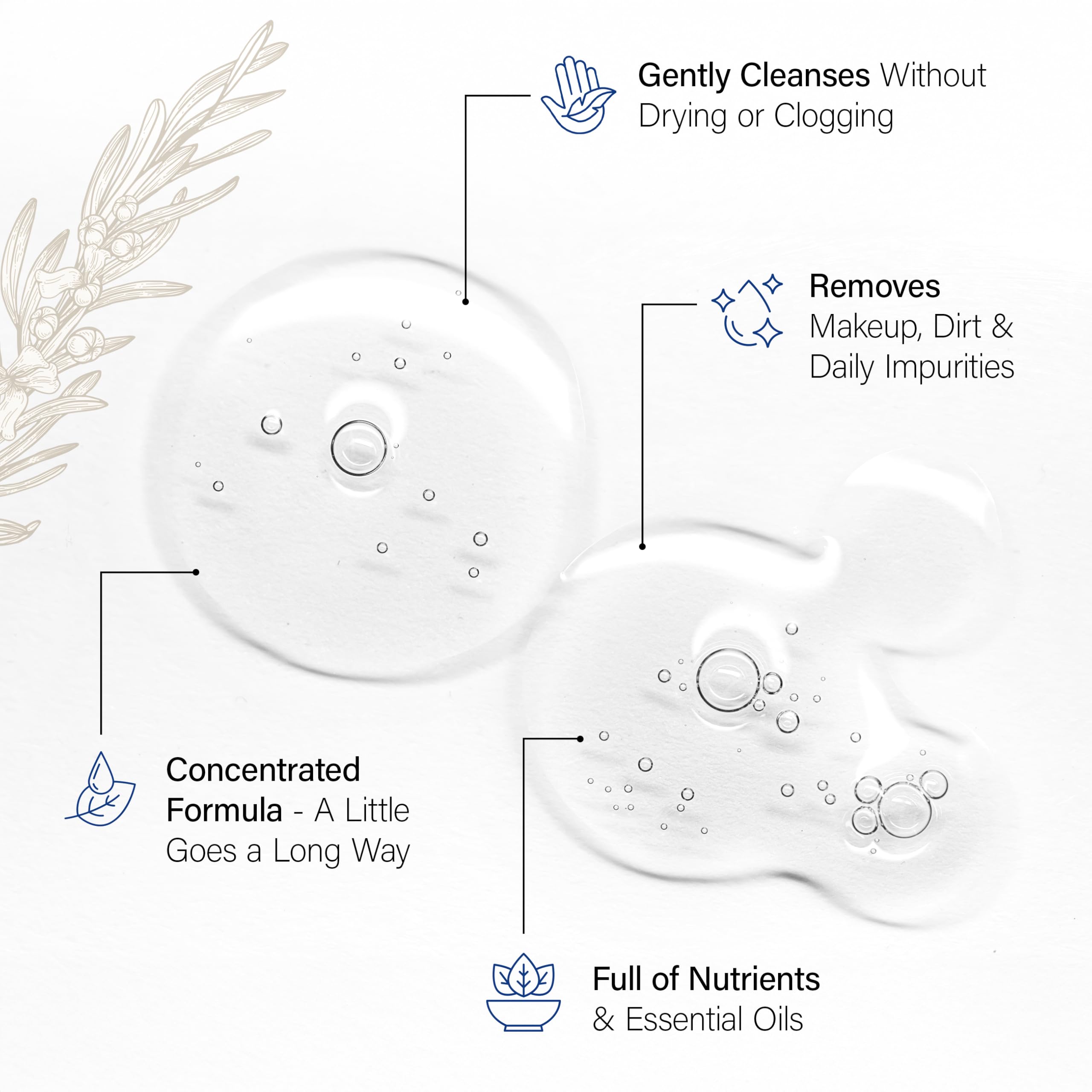 Shea butter component highlighting hydration in Christina Moss Naturals wash