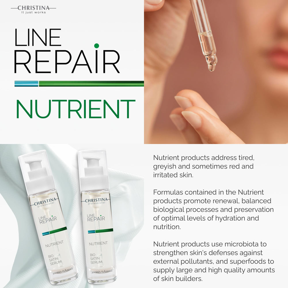 Dry to normal skin portrait using Christina Serum