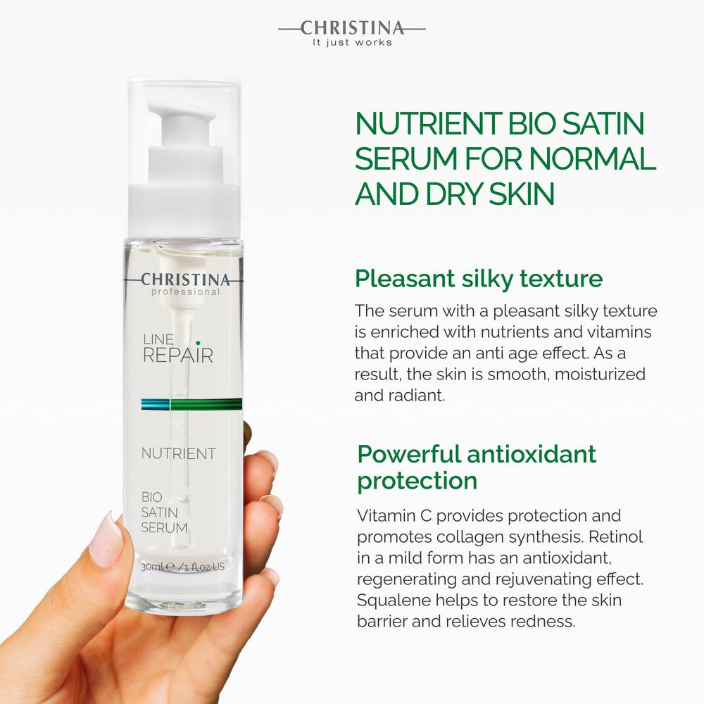 Texture-focused image of Christina Serum for smooth application