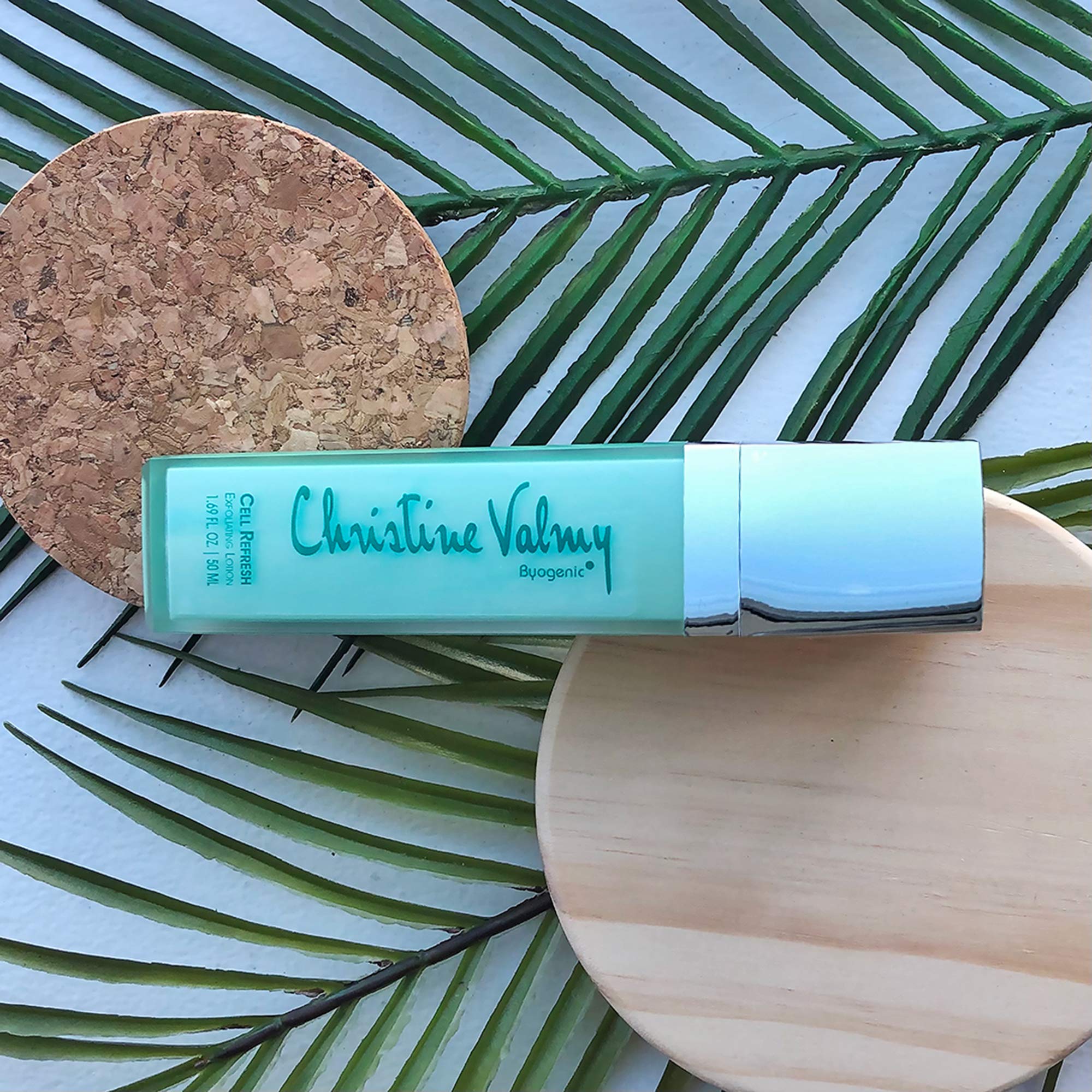 Christine Valmy Cell Refresh application on face for refreshed skin