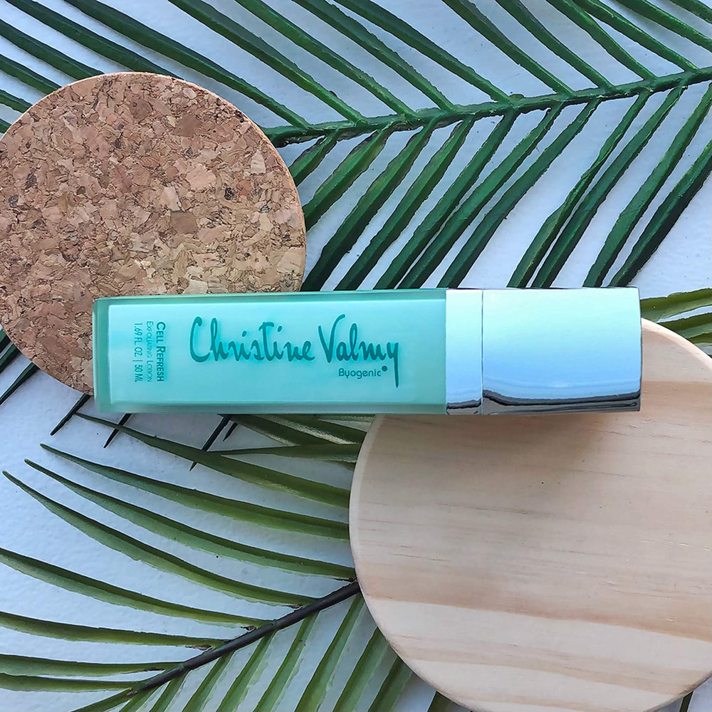 Christine Valmy Cell Refresh application on face for refreshed skin