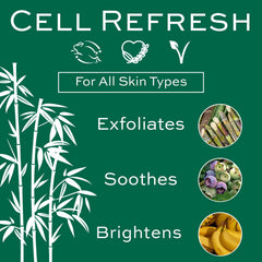 Christine Valmy Cell Refresh supports hydrated skin while exfoliating