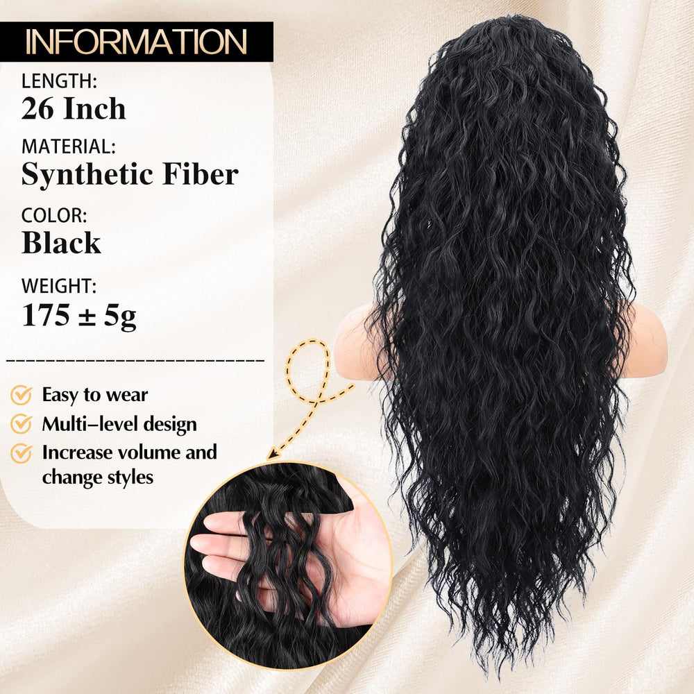 CHRSHN curly texture closeup showing soft tangle resistant fibers