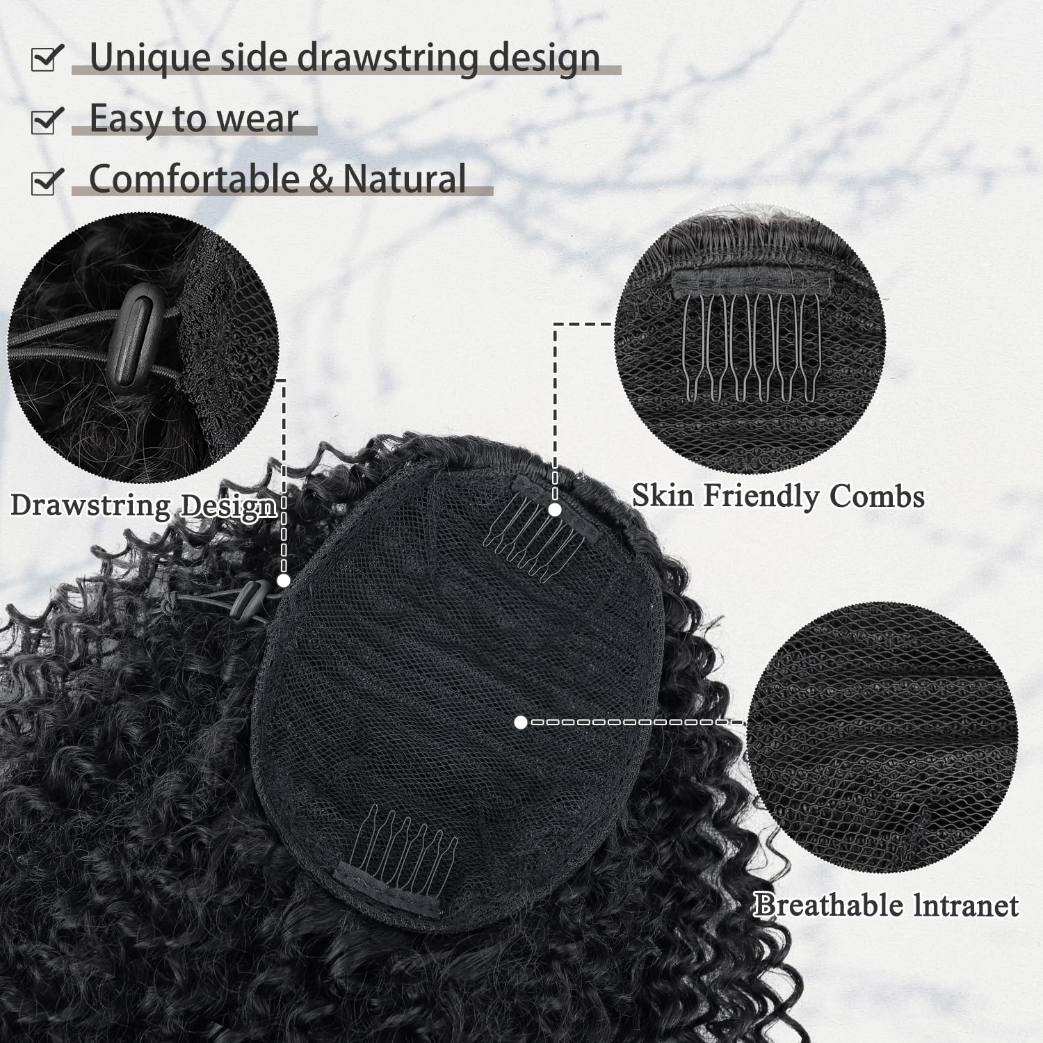 CHRSHN daily-wear ponytail ideal for work, school, and casual outings.