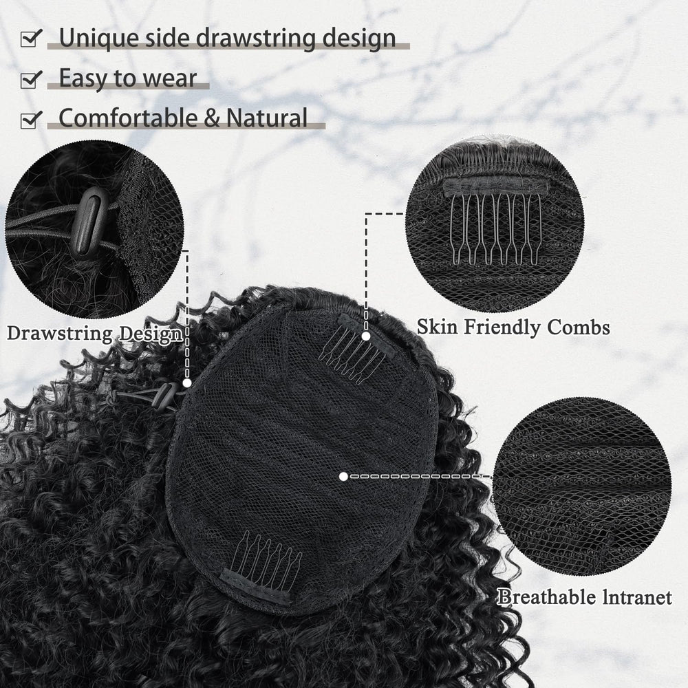CHRSHN daily-wear ponytail ideal for work, school, and casual outings.