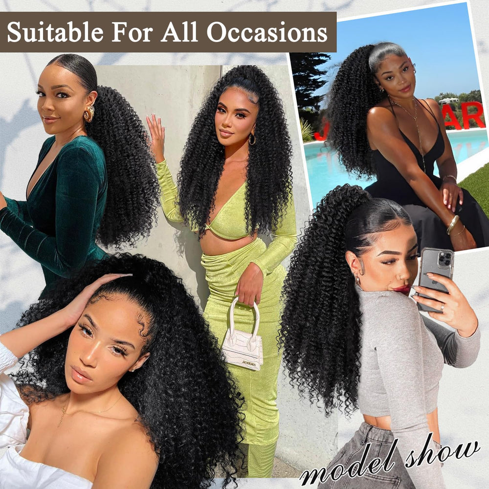CHRSHN low ponytail style offers a sleek, versatile daily look.