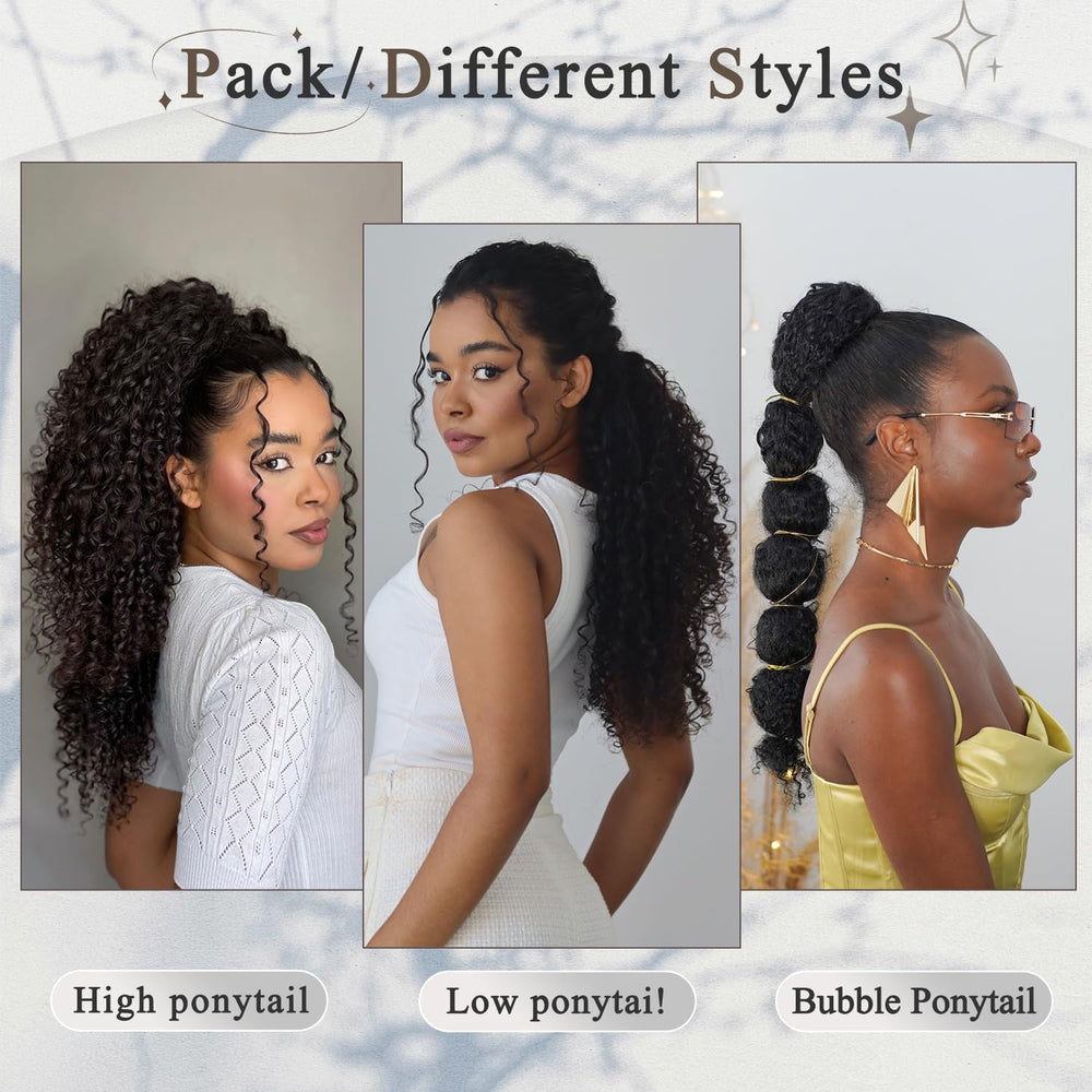 CHRSHN wedding party ponytail provides elegant styling for celebrations.