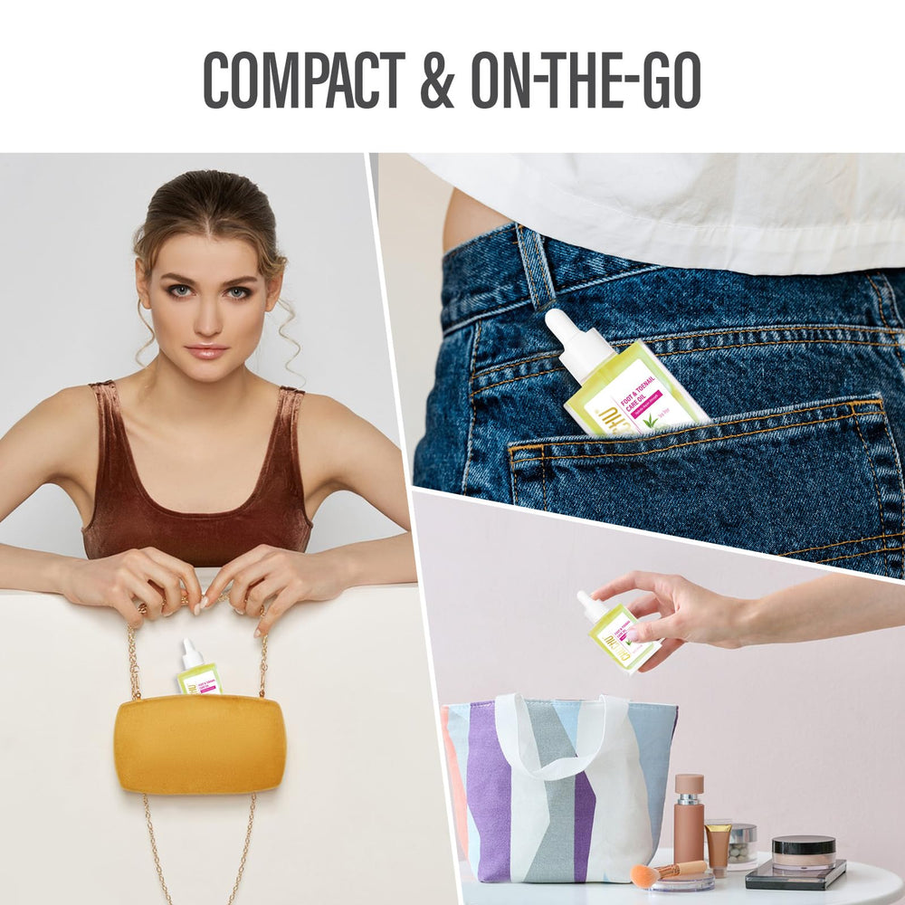 CHUCHU compact foot care set for on-the-go use.